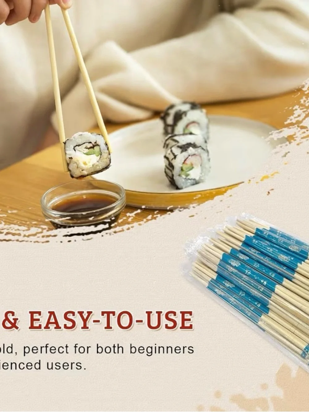 Disposable Bamboo Chopsticks - 100 ct
